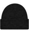BB386 B386 Beechfield Cosy Ribbed Beanie Black Marl colour image
